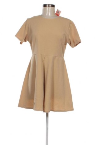 Φόρεμα Boohoo, Μέγεθος M, Χρώμα  Μπέζ, Τιμή 34,02 €
