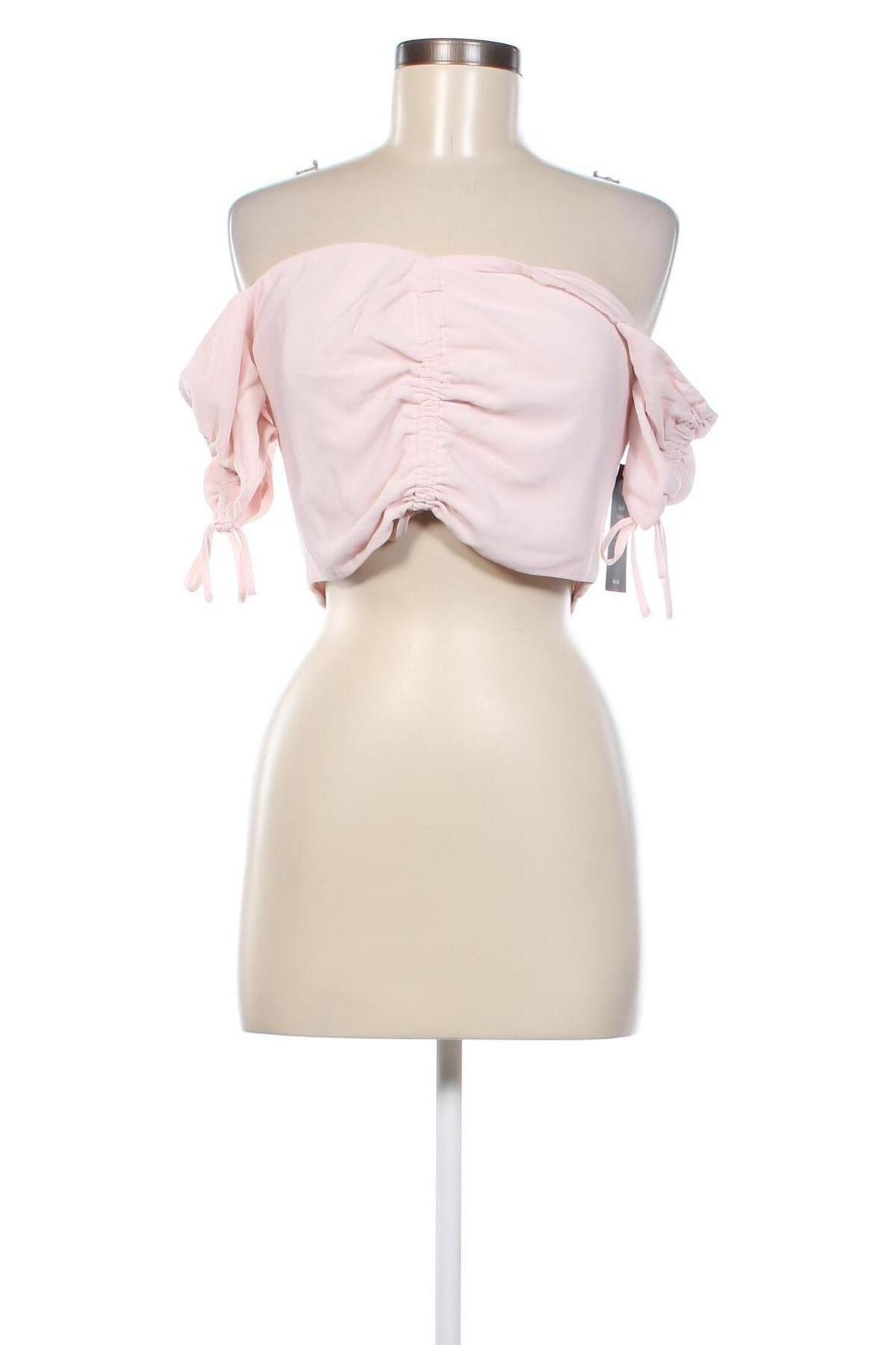 Дамска блуза NA-KD, Размер M, Цвят Розов, Цена 16,53 лв.