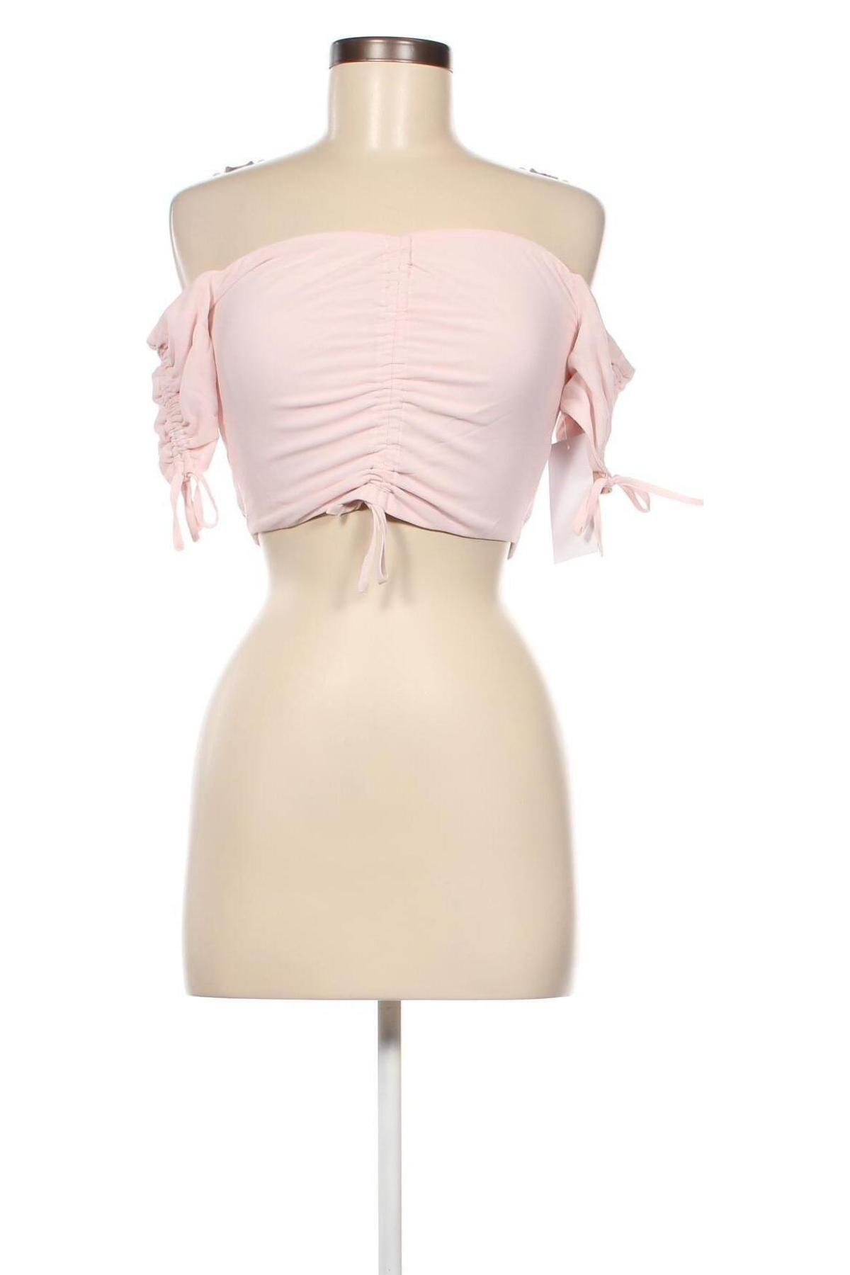 Дамска блуза NA-KD, Размер XS, Цвят Розов, Цена 16,53 лв.