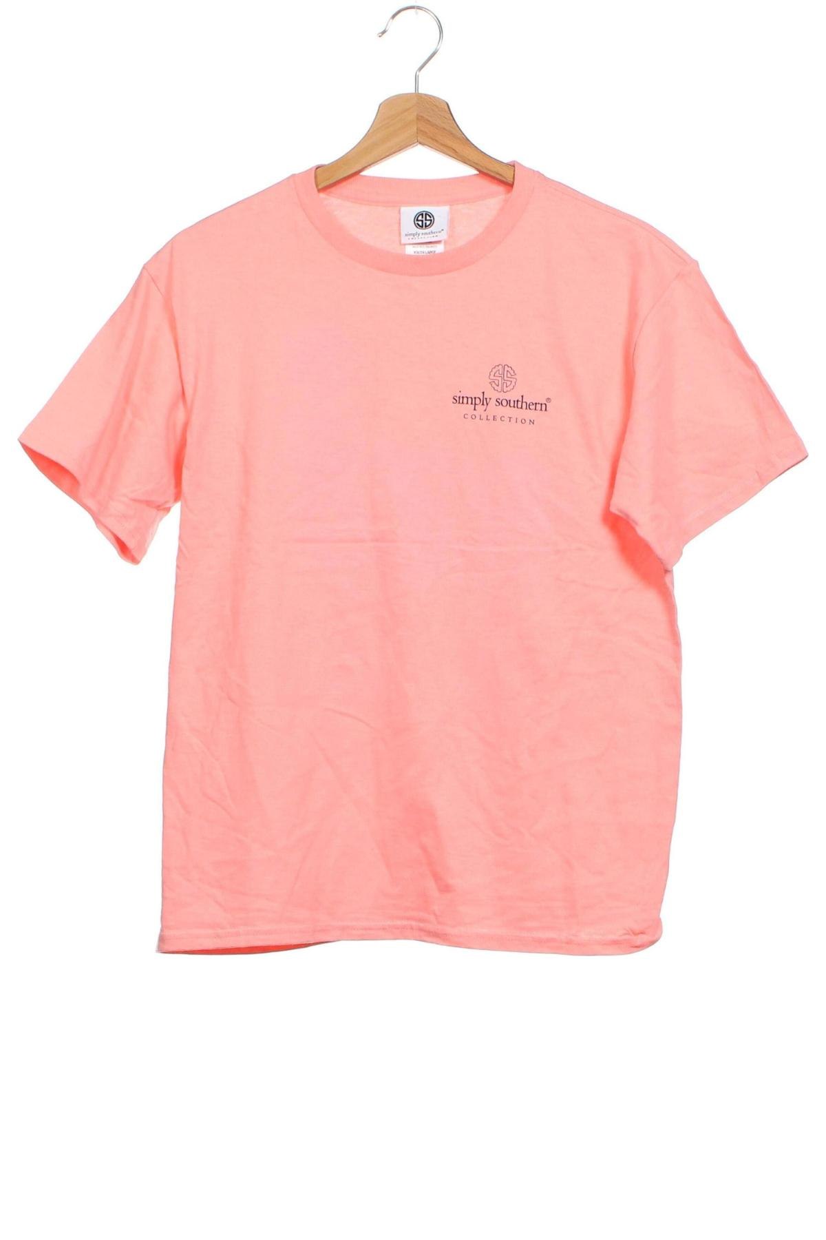 Детска тениска Simply Southern, Размер 15-18y/ 170-176 см, Цвят Розов, Цена 32,00 лв.