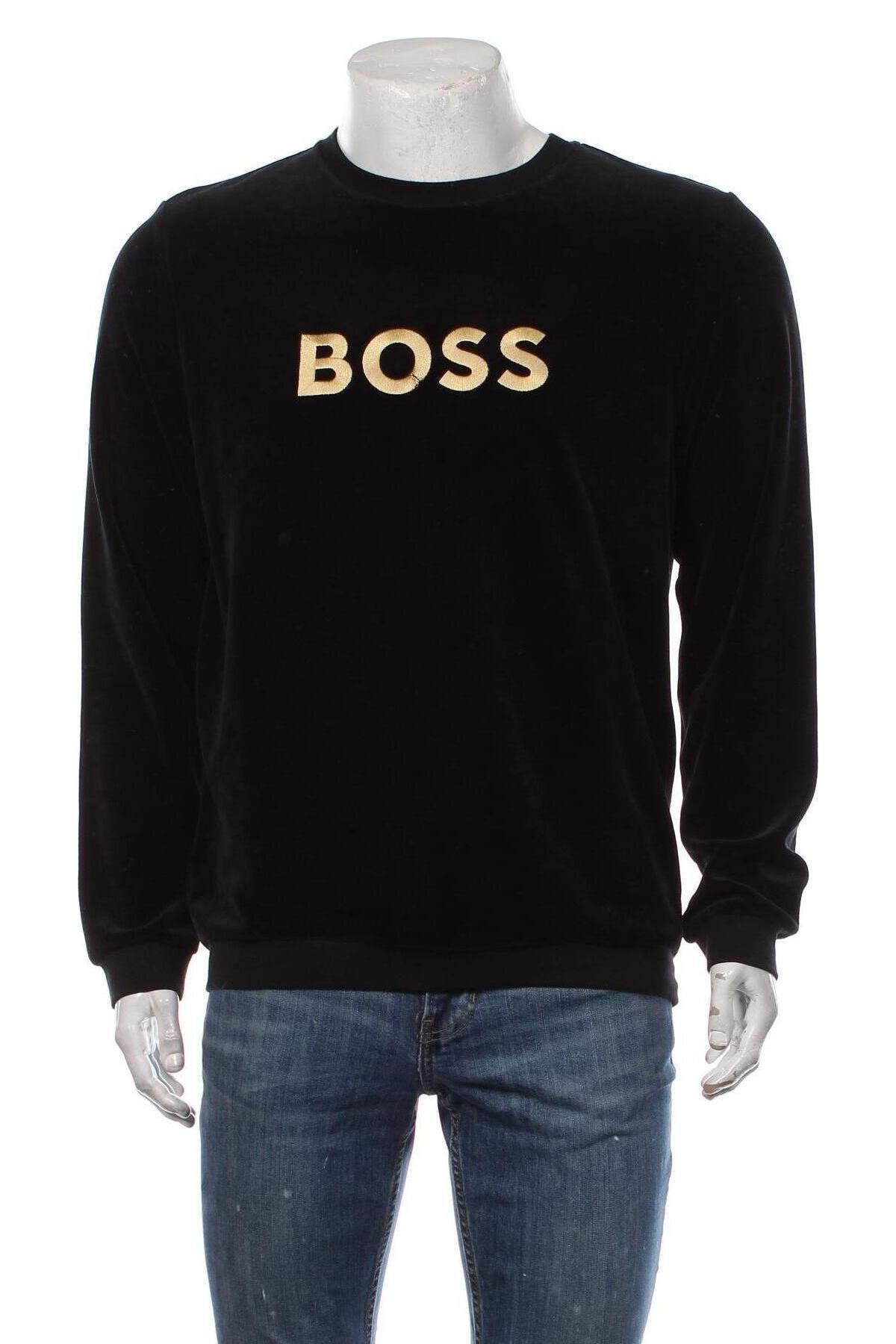 Ανδρική μπλούζα Hugo Boss, Μέγεθος L, Χρώμα Μαύρο, Τιμή 98,45 €
