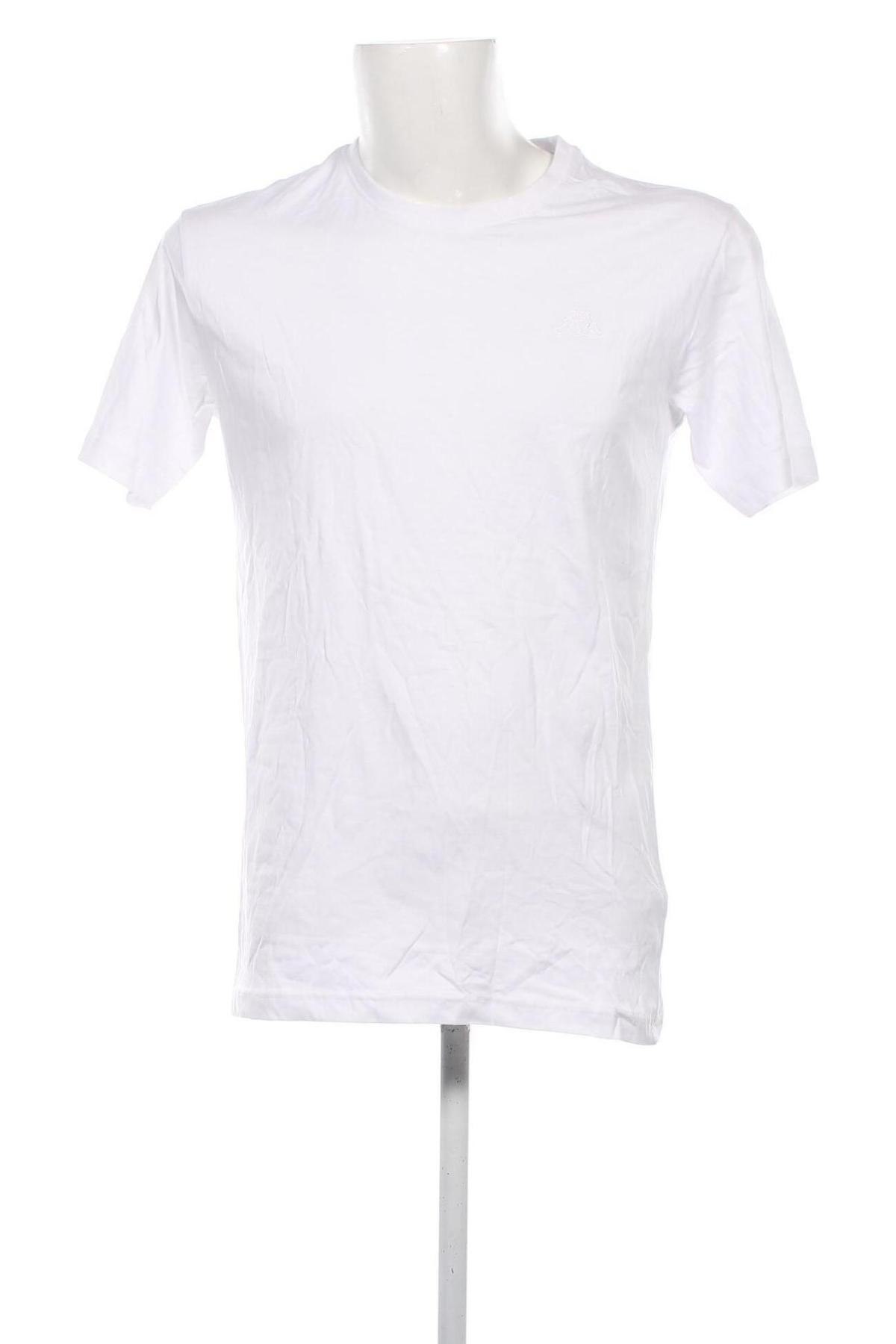 Мъжка тениска Kappa, Размер L, Цвят Бял, Цена 35,00 лв.
