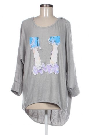 Γυναικεία μπλούζα, Μέγεθος XXL, Χρώμα Γκρί, Τιμή 8,34 €