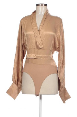 Γυναικεία μπλούζα-Κορμάκι Karen Millen, Μέγεθος M, Χρώμα  Μπέζ, Τιμή 78,35 €