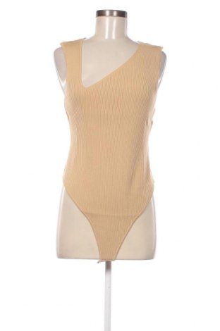 Γυναικεία μπλούζα-Κορμάκι Missguided, Μέγεθος XL, Χρώμα  Μπέζ, Τιμή 10,39 €