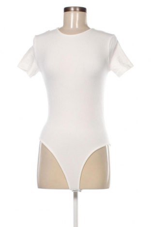 Γυναικεία μπλούζα-Κορμάκι Pull&Bear, Μέγεθος M, Χρώμα Λευκό, Τιμή 15,98 €