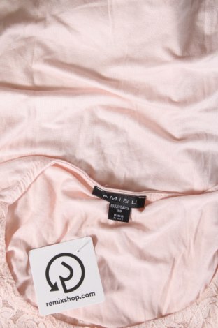 Γυναικεία μπλούζα Amisu, Μέγεθος XS, Χρώμα Ρόζ , Τιμή 10,00 €