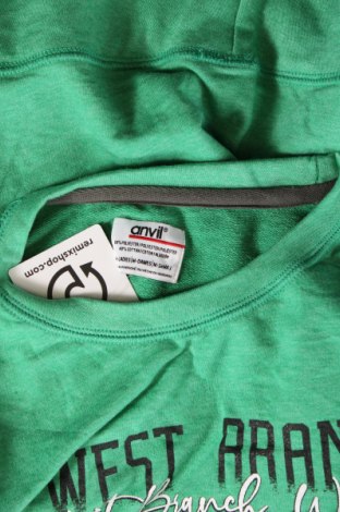 Γυναικεία μπλούζα Anvil, Μέγεθος M, Χρώμα Πράσινο, Τιμή 2,94 €