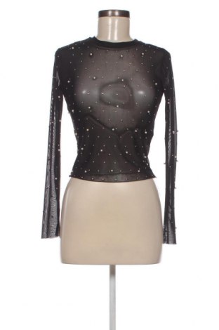 Γυναικεία μπλούζα Bershka, Μέγεθος XS, Χρώμα Μαύρο, Τιμή 5,83 €