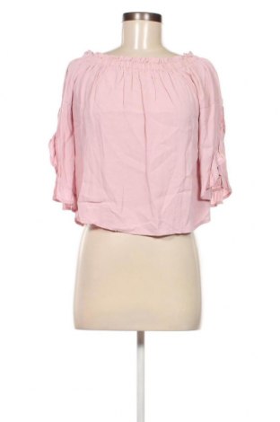 Дамска блуза Bershka, Размер S, Цвят Розов, Цена 8,80 лв.
