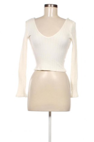 Damen Shirt Bershka, Größe M, Farbe Weiß, Preis 5,70 €