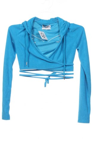 Γυναικεία μπλούζα Bershka, Μέγεθος XS, Χρώμα Μπλέ, Τιμή 4,96 €