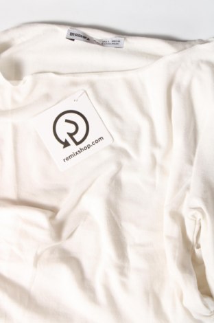 Damen Shirt Bershka, Größe S, Farbe Weiß, Preis 12,78 €
