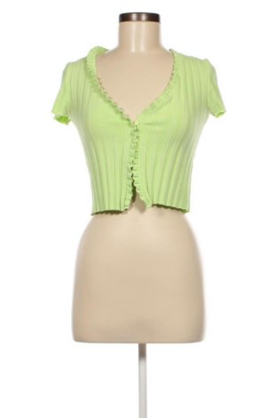 Γυναικεία μπλούζα Bershka, Μέγεθος S, Χρώμα Πράσινο, Τιμή 5,10 €