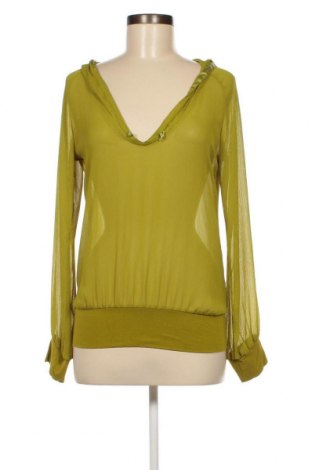 Дамска блуза Bershka, Размер M, Цвят Зелен, Цена 19,55 лв.