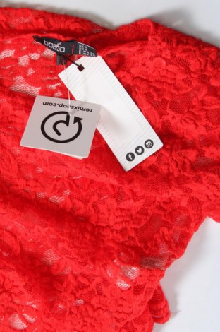 Γυναικεία μπλούζα Boohoo, Μέγεθος XS, Χρώμα Κόκκινο, Τιμή 9,92 €