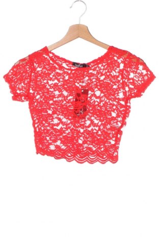 Damen Shirt Boohoo, Größe XS, Farbe Rot, Preis 9,60 €