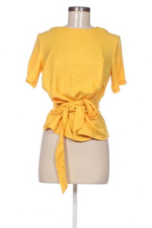 Дамска блуза Bubbleroom, Размер S, Цвят Жълт, Цена 10,26 лв.