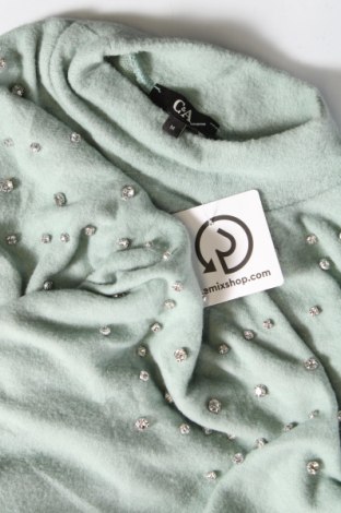 Дамска блуза C&A, Размер M, Цвят Зелен, Цена 5,32 лв.