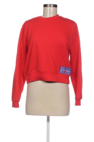 Дамска блуза Calvin Klein Jeans, Размер XS, Цвят Червен, Цена 37,20 лв.