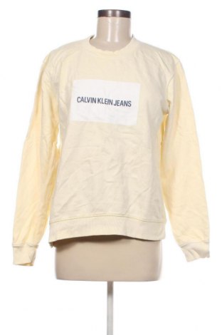 Дамска блуза Calvin Klein Jeans, Размер M, Цвят Жълт, Цена 37,20 лв.