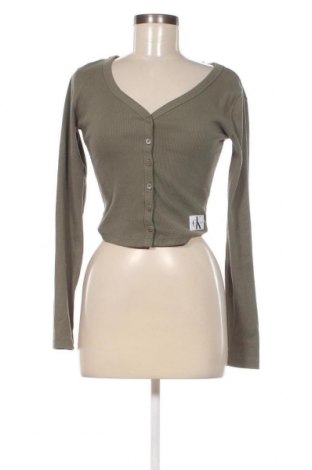 Дамска блуза Calvin Klein Jeans, Размер S, Цвят Зелен, Цена 77,00 лв.