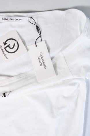 Γυναικεία μπλούζα Calvin Klein Jeans, Μέγεθος M, Χρώμα Λευκό, Τιμή 43,30 €