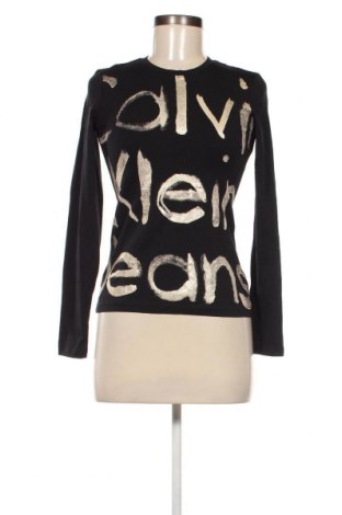 Γυναικεία μπλούζα Calvin Klein Jeans, Μέγεθος S, Χρώμα Μαύρο, Τιμή 31,68 €
