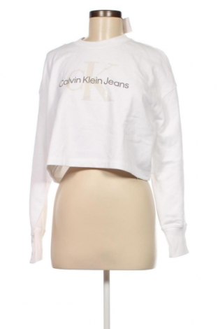 Γυναικεία μπλούζα Calvin Klein Jeans, Μέγεθος M, Χρώμα Λευκό, Τιμή 54,12 €