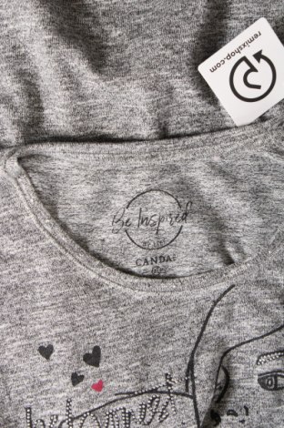 Γυναικεία μπλούζα Canda, Μέγεθος XL, Χρώμα Γκρί, Τιμή 7,05 €