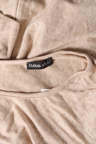 Γυναικεία μπλούζα Cloud 5ive, Μέγεθος L, Χρώμα  Μπέζ, Τιμή 4,35 €
