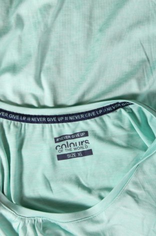 Γυναικεία μπλούζα Colours Of The World, Μέγεθος XL, Χρώμα Μπλέ, Τιμή 11,76 €