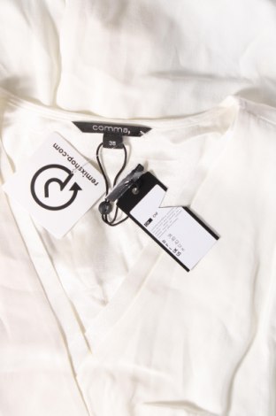 Γυναικεία μπλούζα Comma,, Μέγεθος M, Χρώμα Λευκό, Τιμή 32,29 €