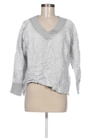Дамска блуза Creme Fraiche, Размер XL, Цвят Сив, Цена 13,60 лв.