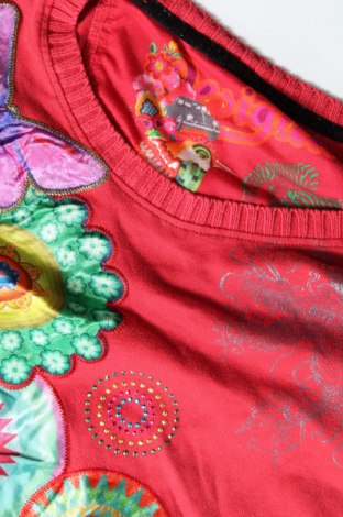 Γυναικεία μπλούζα Desigual, Μέγεθος L, Χρώμα Κόκκινο, Τιμή 24,46 €