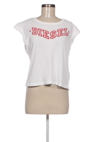 Γυναικεία μπλούζα Diesel, Μέγεθος L, Χρώμα Λευκό, Τιμή 32,05 €