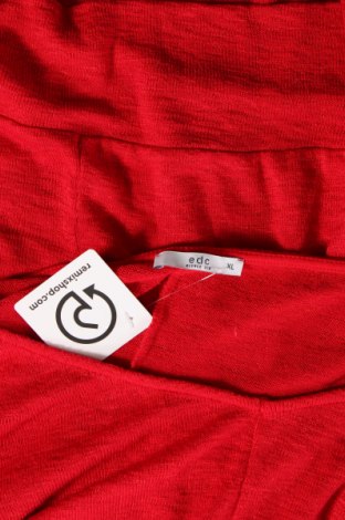 Γυναικεία μπλούζα Edc By Esprit, Μέγεθος XL, Χρώμα Κόκκινο, Τιμή 3,58 €