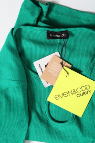 Γυναικεία μπλούζα Even&Odd, Μέγεθος 3XL, Χρώμα Πράσινο, Τιμή 9,27 €