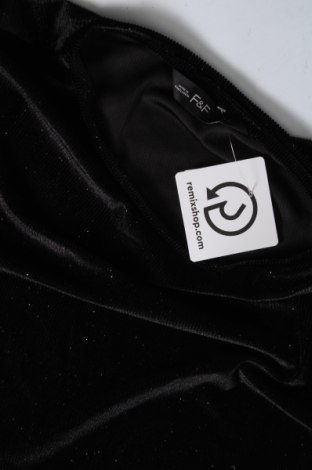Дамска блуза F&F, Размер XS, Цвят Черен, Цена 8,57 лв.
