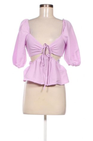 Дамска блуза Fashion Union, Размер XS, Цвят Лилав, Цена 34,65 лв.