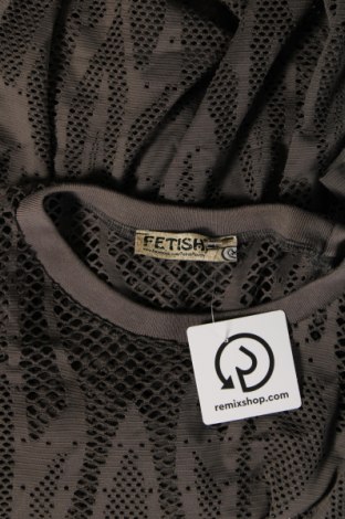 Γυναικεία μπλούζα Fetish, Μέγεθος M, Χρώμα Γκρί, Τιμή 13,33 €