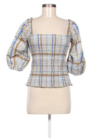 Γυναικεία μπλούζα Ganni, Μέγεθος L, Χρώμα Πολύχρωμο, Τιμή 27,39 €