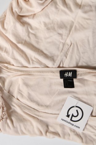 Γυναικεία μπλούζα H&M, Μέγεθος S, Χρώμα  Μπέζ, Τιμή 4,60 €
