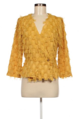 Γυναικεία μπλούζα H&M, Μέγεθος M, Χρώμα Κίτρινο, Τιμή 16,00 €
