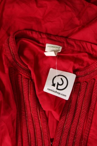 Дамска блуза H&M Conscious Collection, Размер M, Цвят Червен, Цена 23,84 лв.