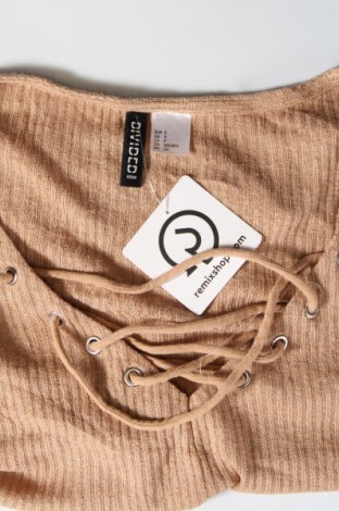 Damen Shirt H&M Divided, Größe S, Farbe Beige, Preis 2,12 €