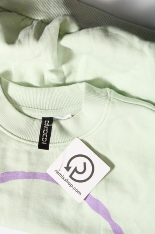 Дамска блуза H&M Divided, Размер S, Цвят Зелен, Цена 19,00 лв.
