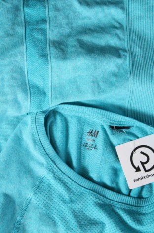 Дамска блуза H&M Sport, Размер M, Цвят Син, Цена 4,60 лв.
