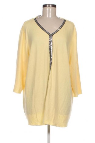 Дамска блуза Helena Vera, Размер 3XL, Цвят Жълт, Цена 20,46 лв.