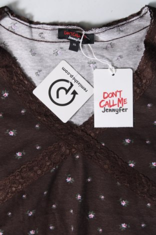 Bluză de femei Jennyfer, Mărime XS, Culoare Maro, Preț 30,59 Lei